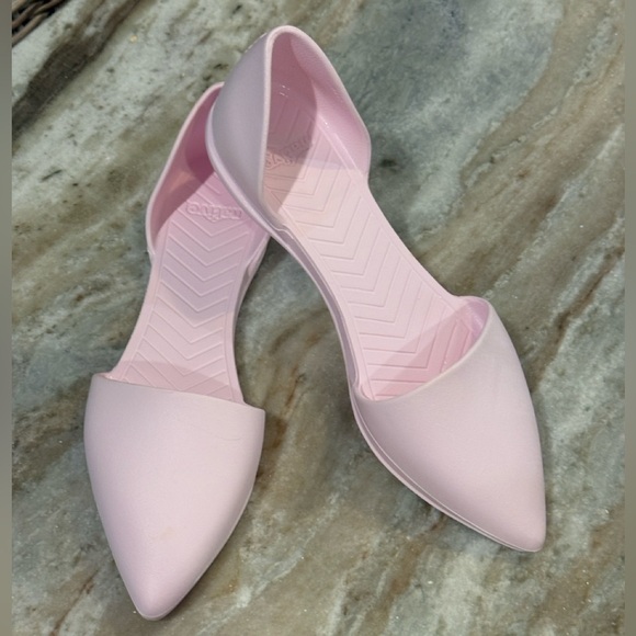 Women’s NATIVE Audrey light pink flats- Size 10 - Picture 2 of 8
